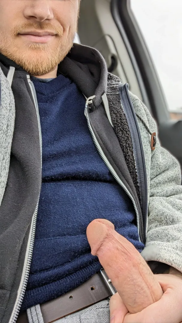 I love wrapping my hand around my cock in public parking lots