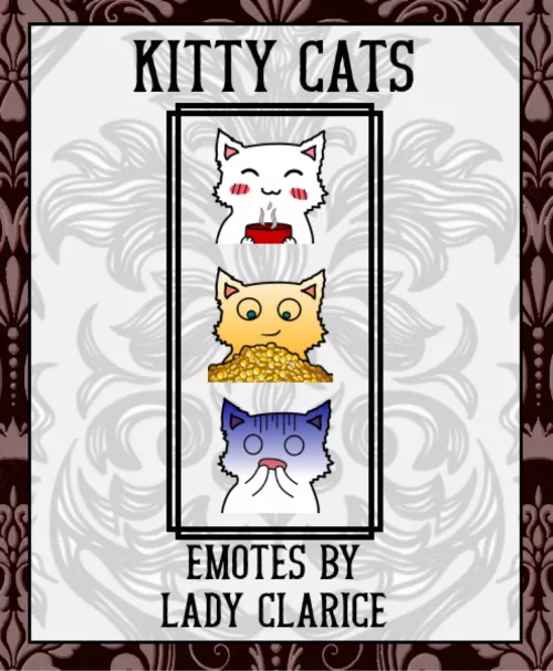 I made some free emotes for beginning streamers! 🥰