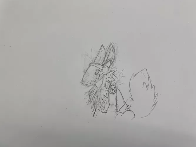 I made this couple days ago but the fur looks wierd (by me)