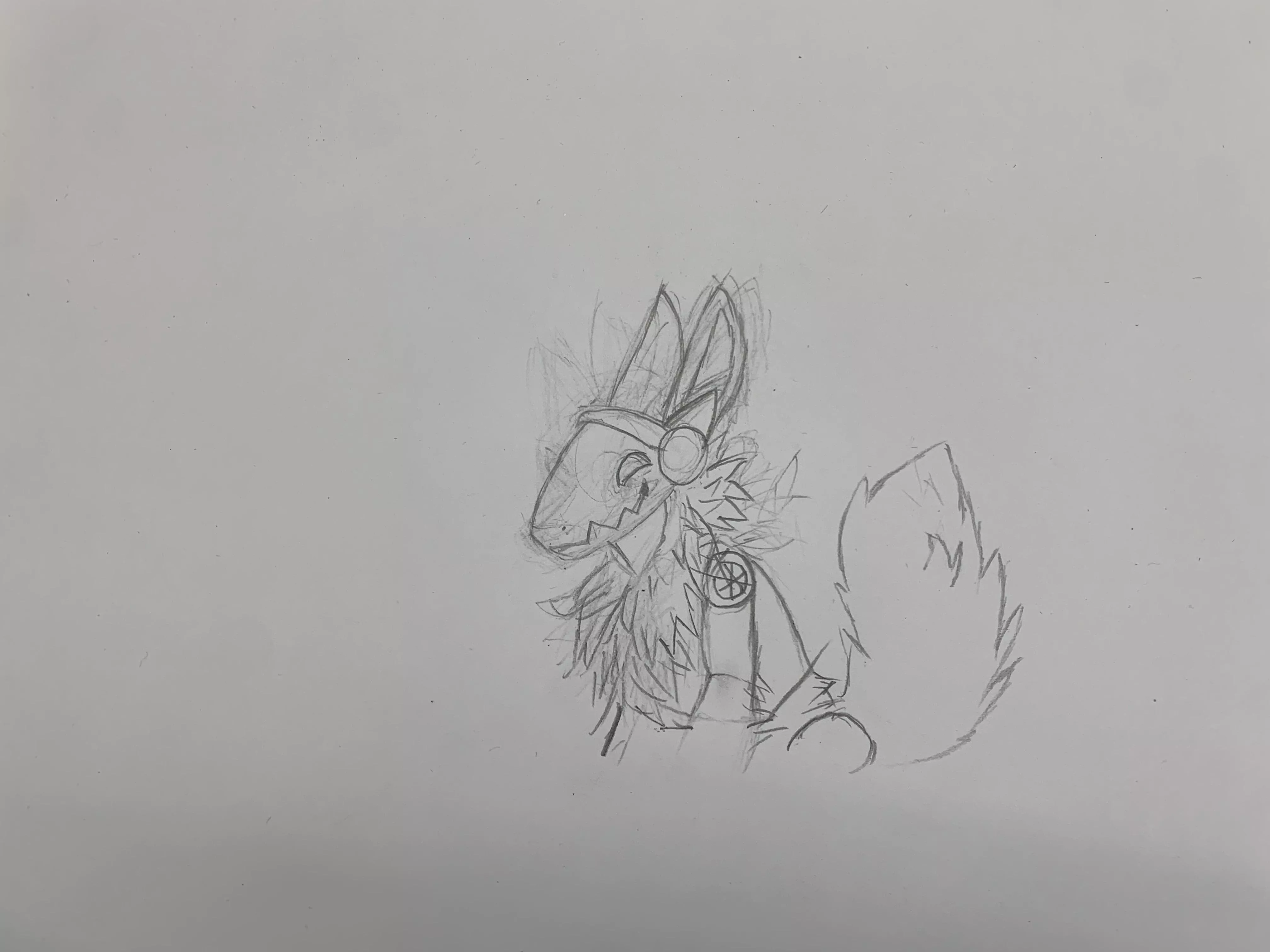 I made this couple days ago but the fur looks wierd (by me)