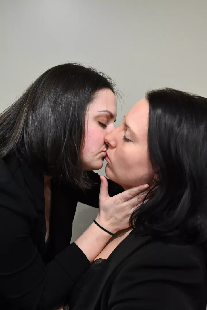 I melt a little when she kisses me