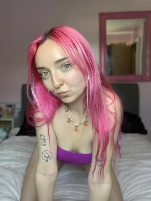 I miss my bright pink hair