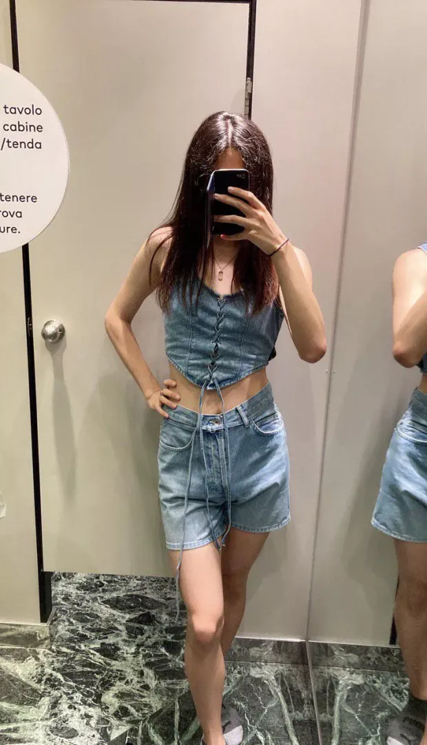 I missed wearing denim in summer :/