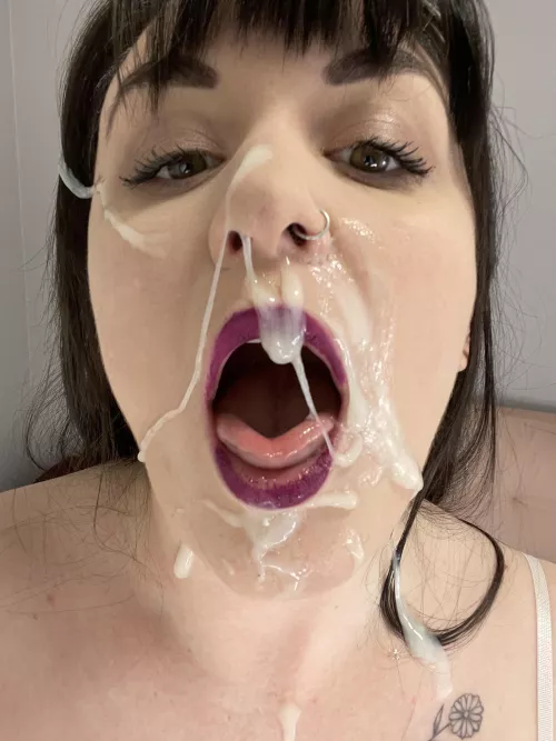 I need 20% more cum on my face