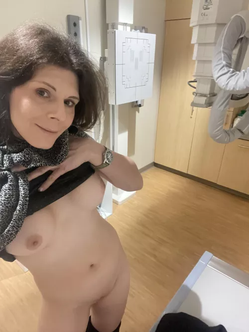 I never pass up on any opportunity that involves a hands-on check up [41][F]