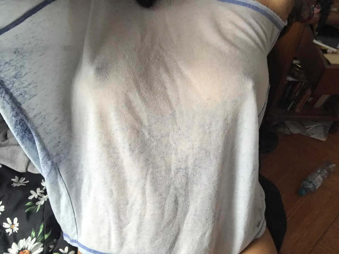 i never wear a bra