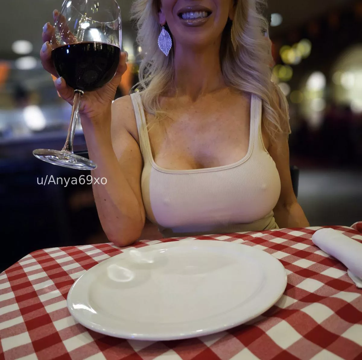 I never wear a bra on date night