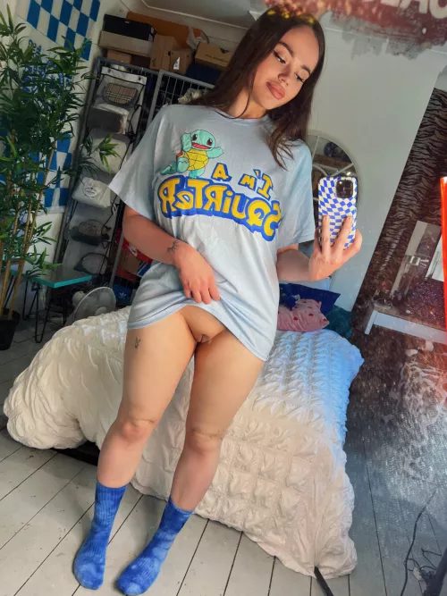 I never wear panties to bed