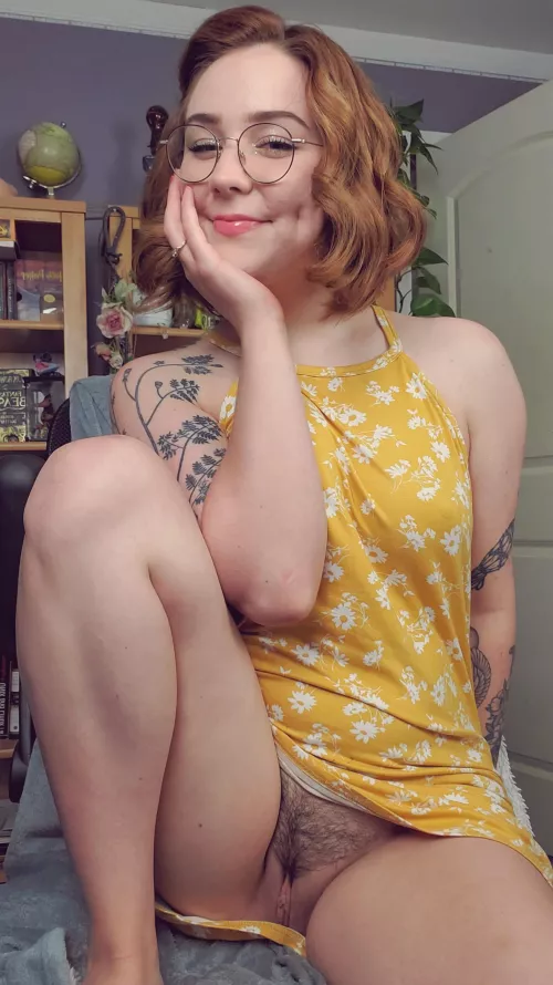 I never wear panties with sundresses.