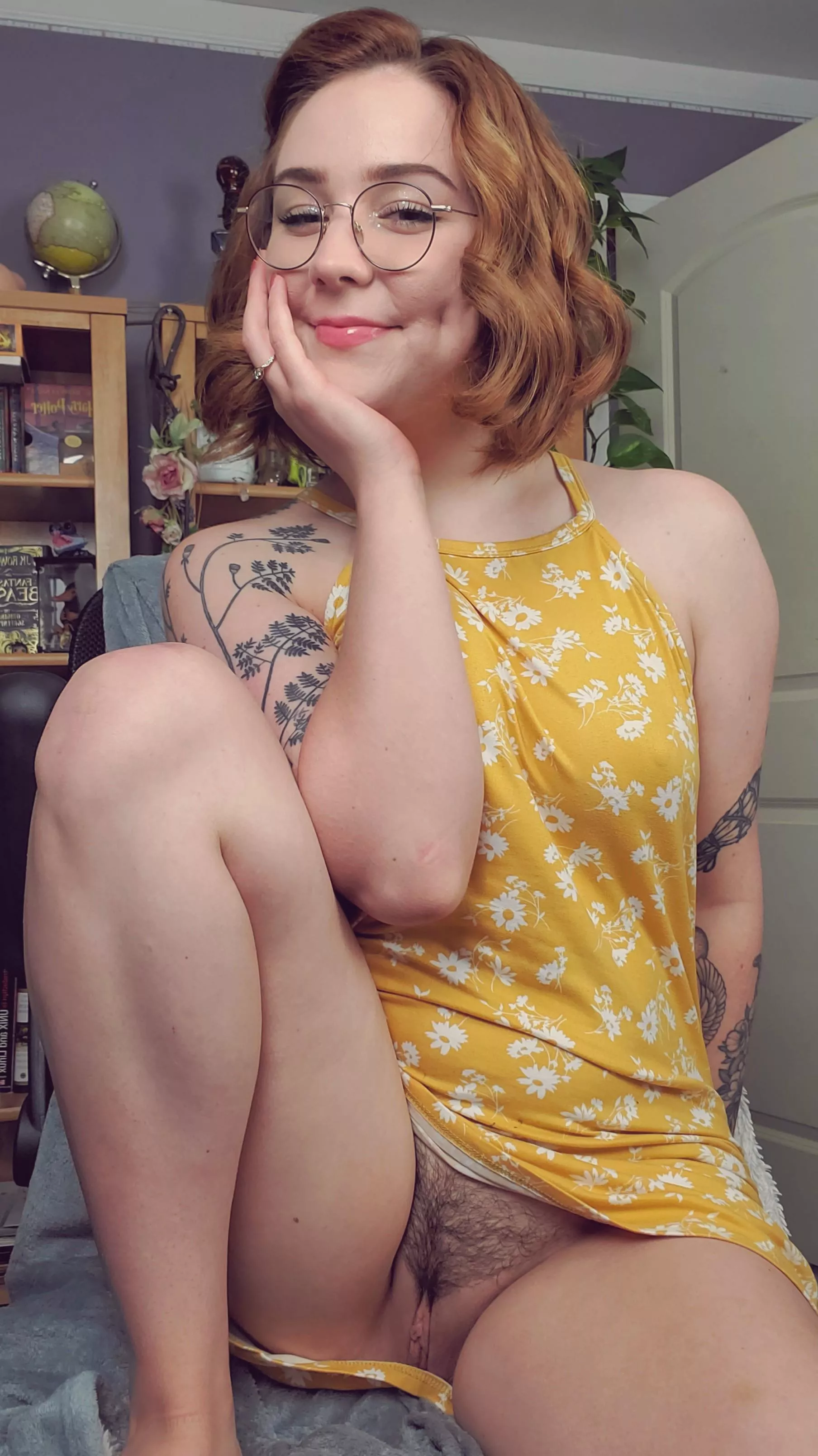 I never wear panties with sundresses.