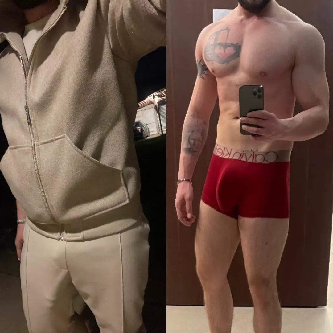 I only wear underwear to swim