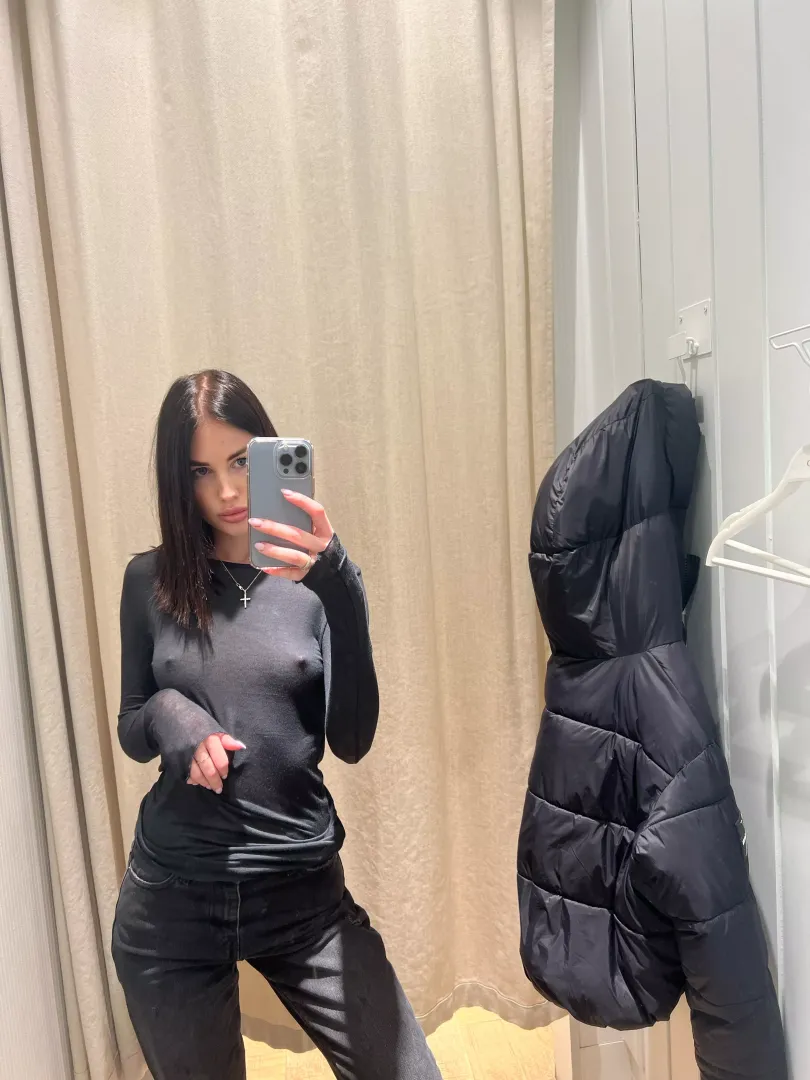 I ran to the store for jeans and found a turtleneck