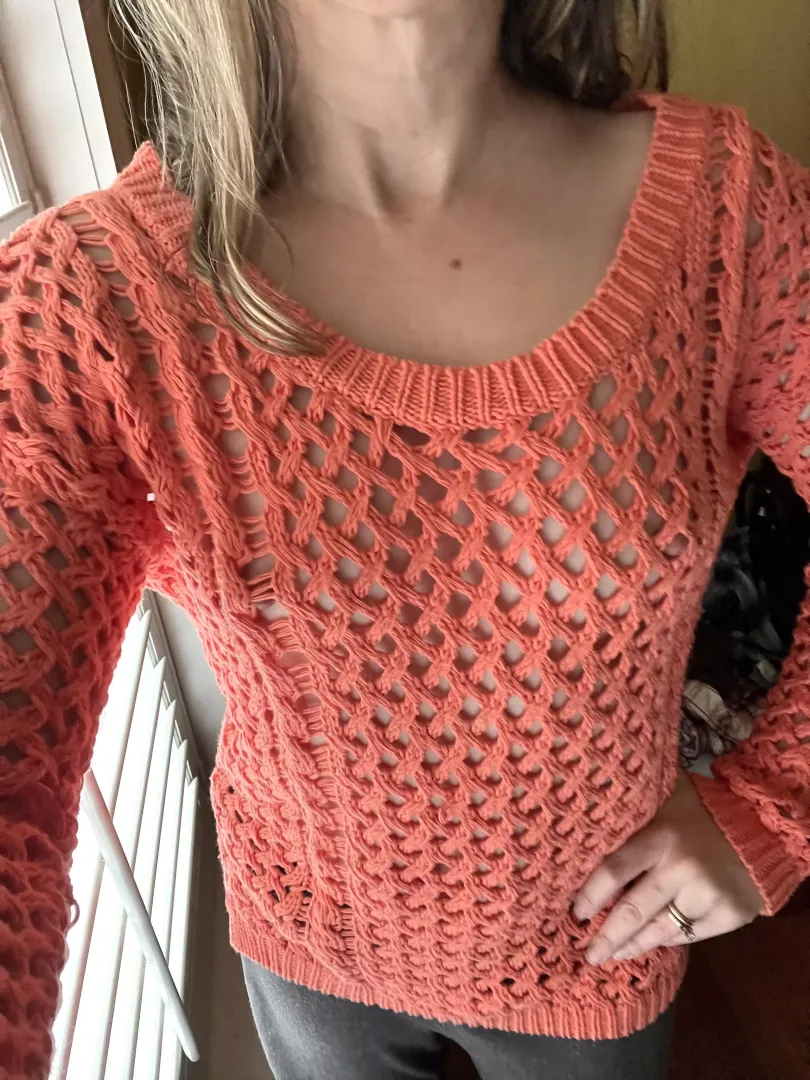 I should probably wear a shirt under this 😉