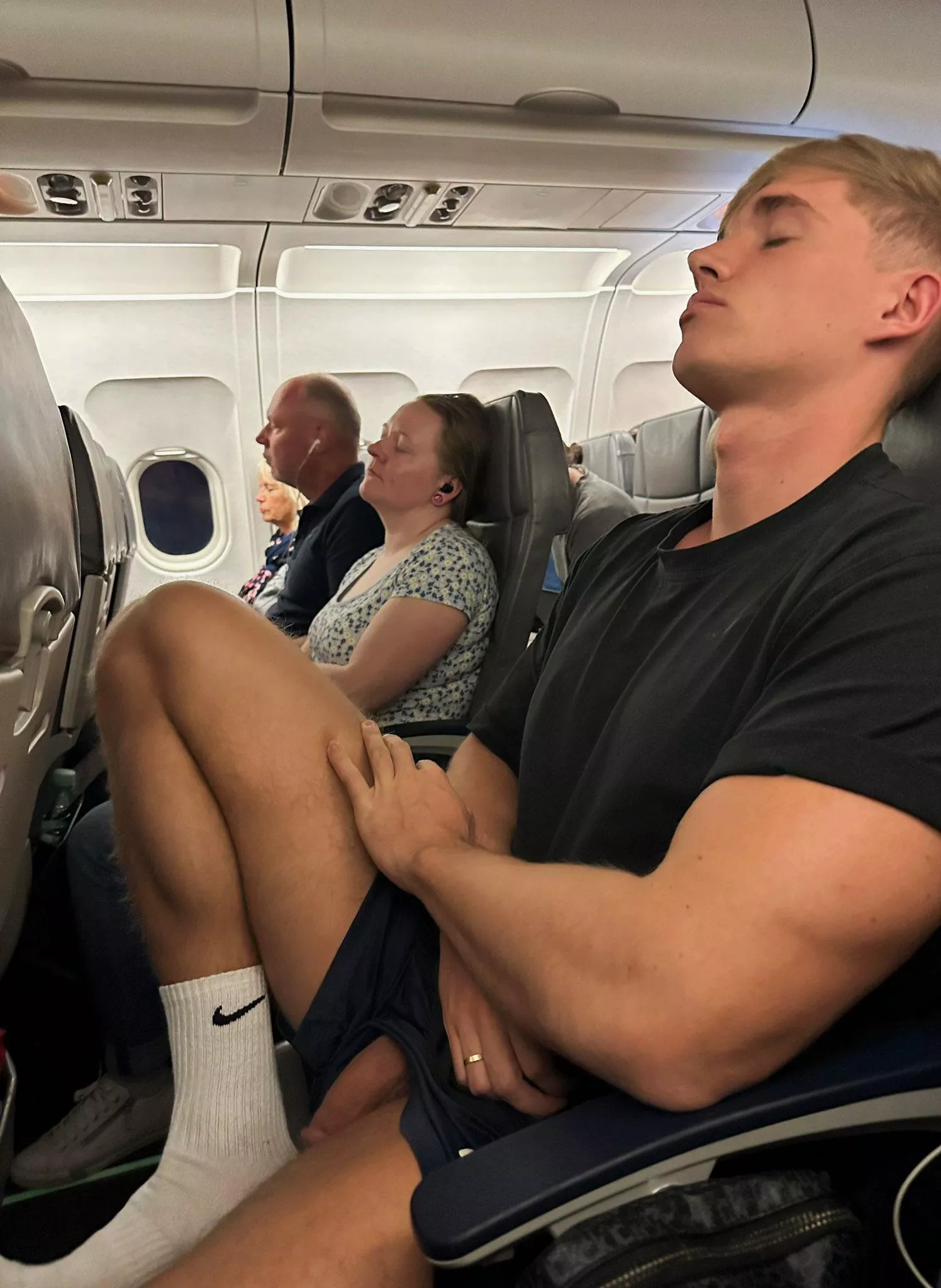 I thought all “baggage” had to be properly stowed away? [Not OC]