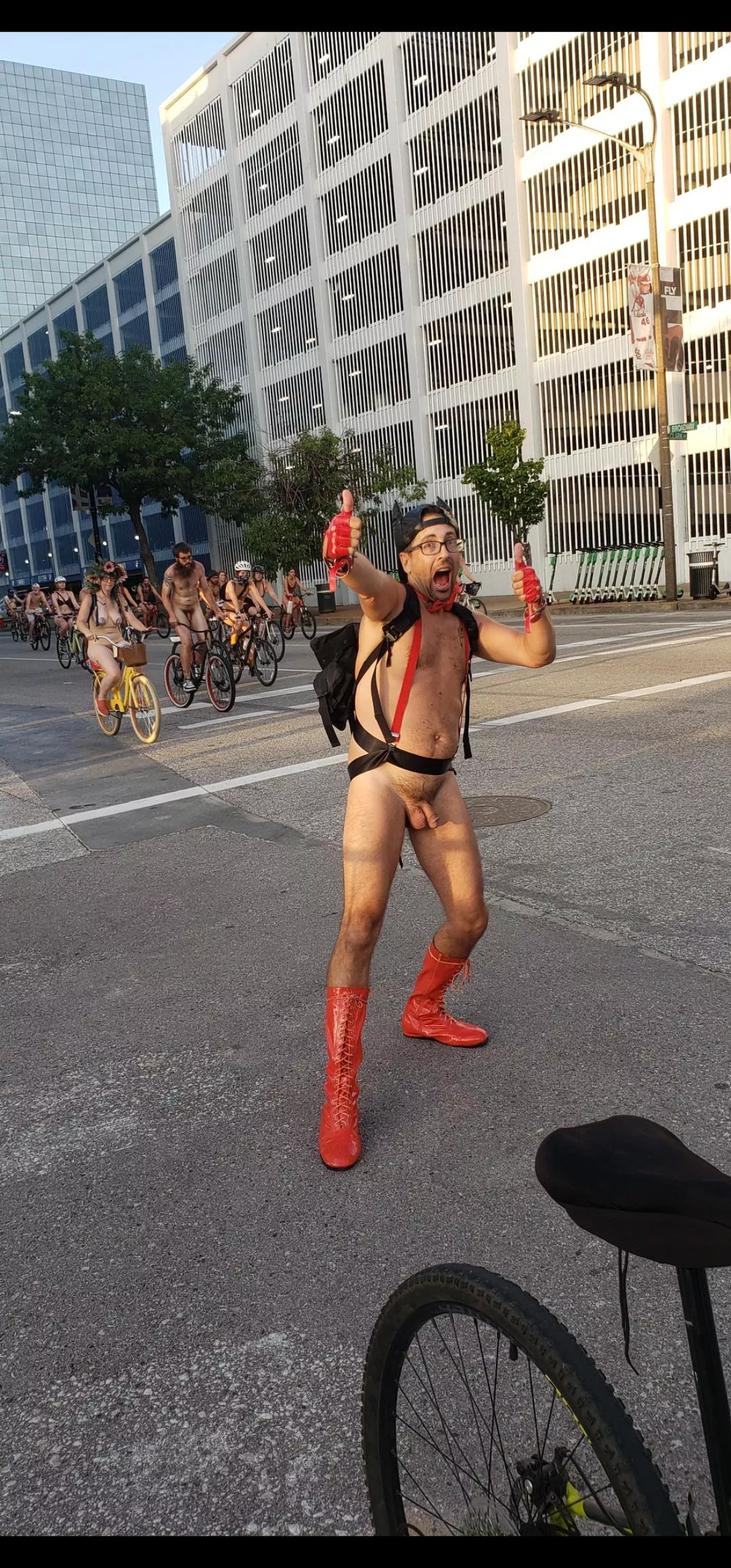 I tried to stop traffic this way.
