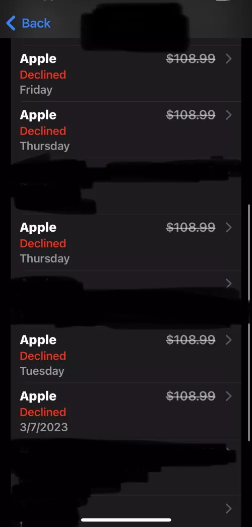I tried to Sub to someone and it first took $9 out of my account and didn’t give me the sub and now it’s constantly trying to take $108 out of my account for it. i can’t even cancel anything because nothing shows up. am i just stuck to pay $108???