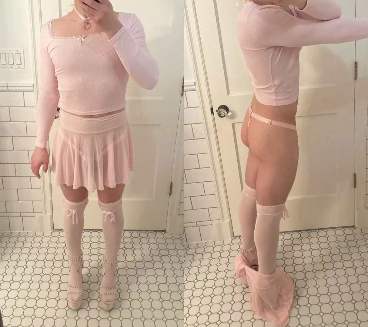 I used to be straight and now I wear see through skirts 🤭