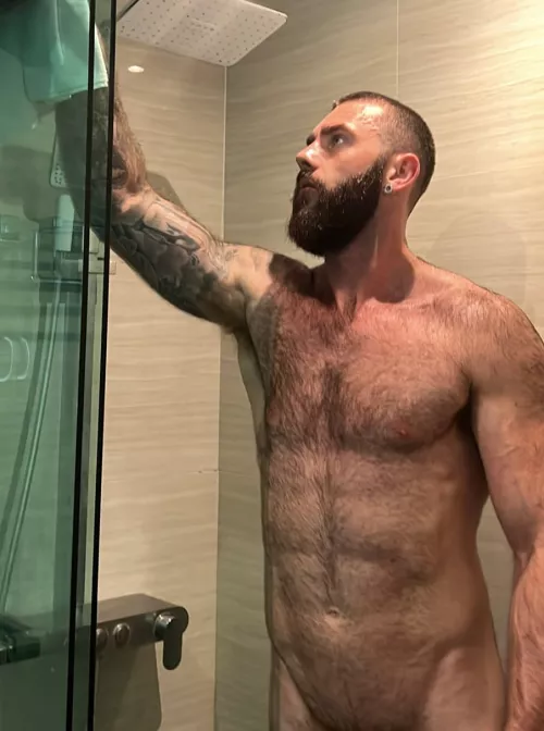 I walk out of the locker room showers like this, what are you doing first?