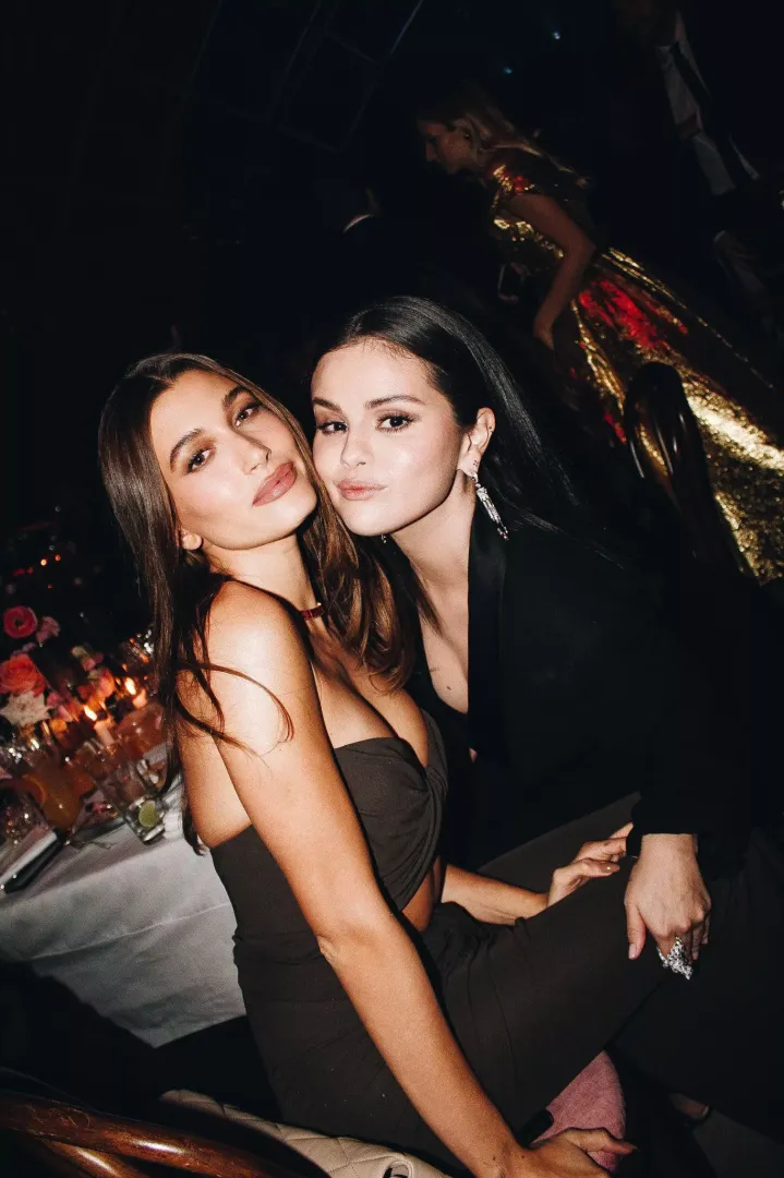 I wanna be in bed with a guy and stroke our cocks together for Hailey Beiber and Selena Gomez until we both pass out