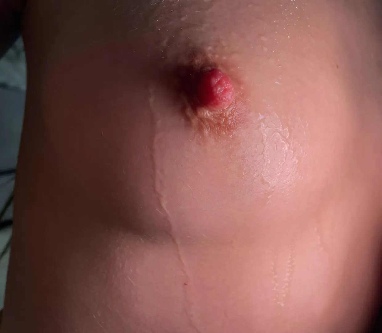 I want you to cum on my nipples