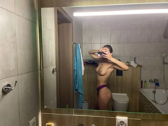 I want you to play with my tiny tits