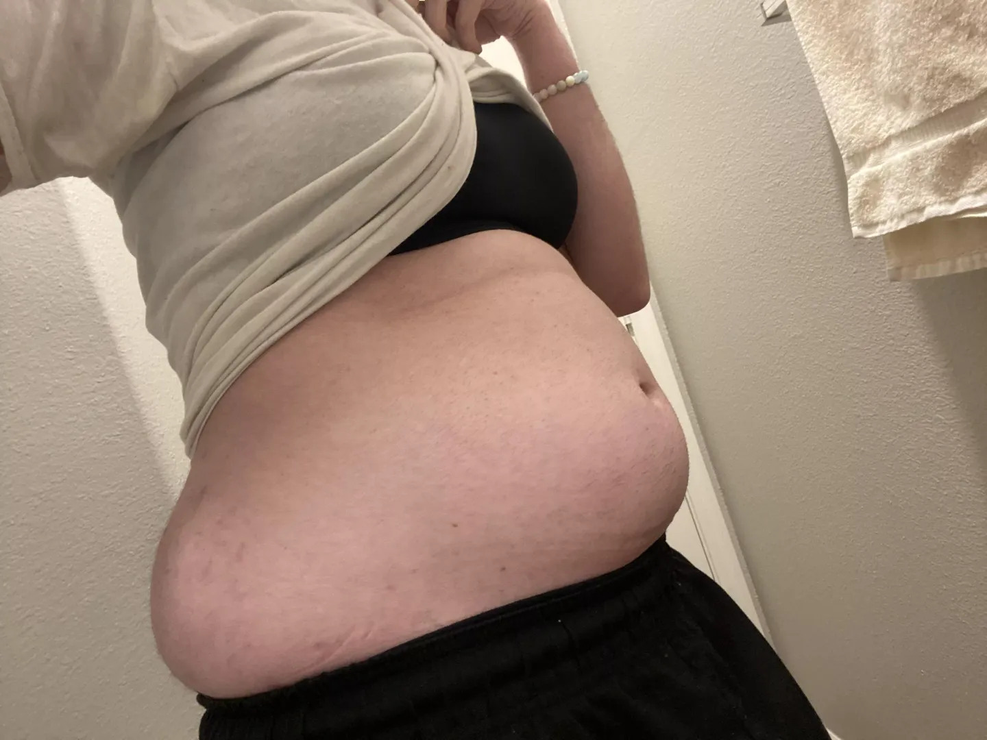 I was full to the brim after dinner last night, though I'm sure I could have fit more...
