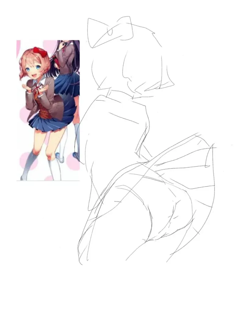 i was jealous of the ones in the back the first time i saw sayori lmao