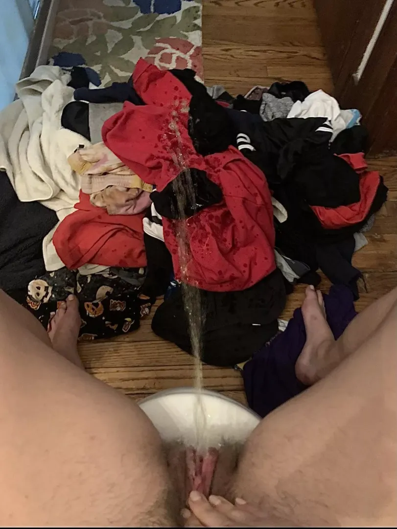 I was sitting on the toilet but decided this would be more fun