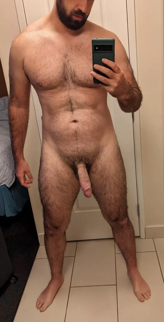 I was stuck in the hotel so naturally I took some nudes
