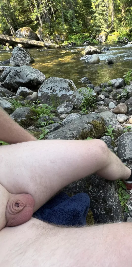 I was the only one nude at the clothing optional river
