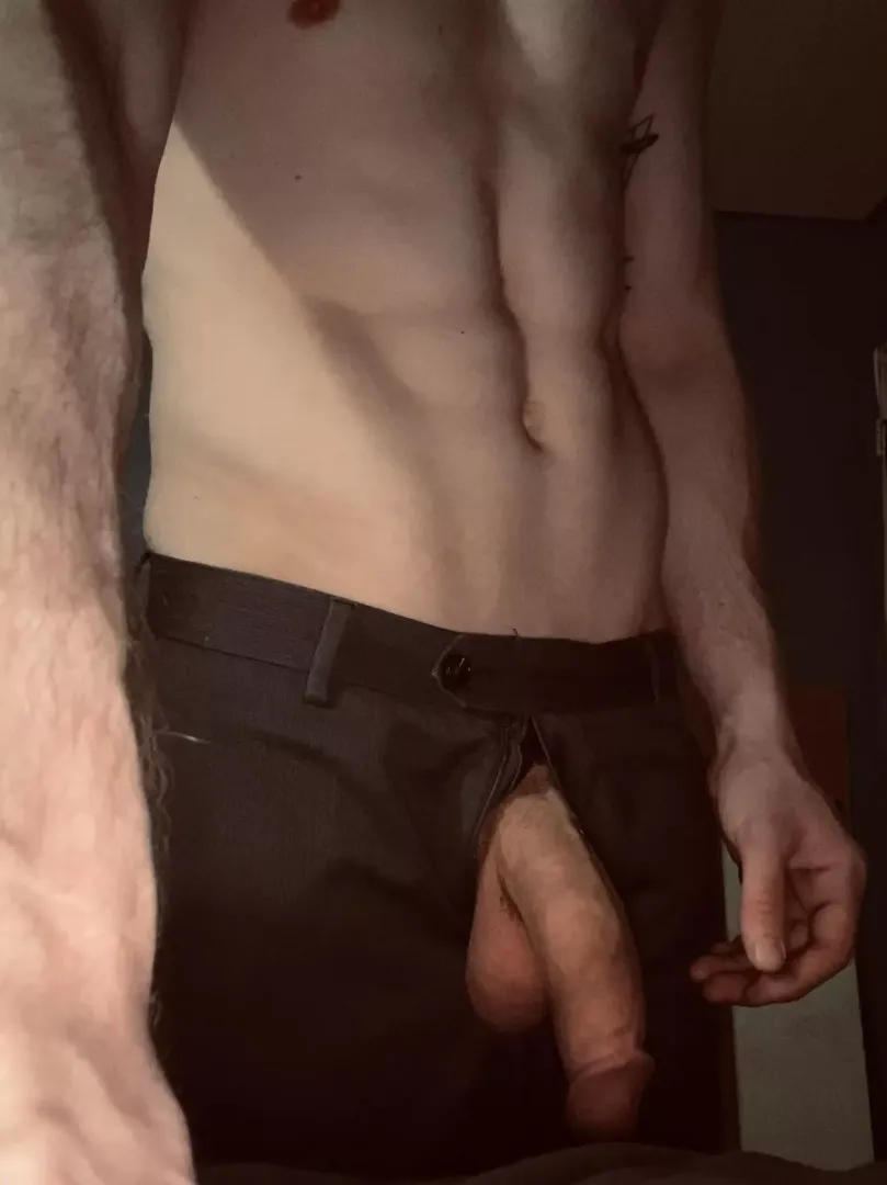I was told I need to make friends. So here’s a picture of my cock