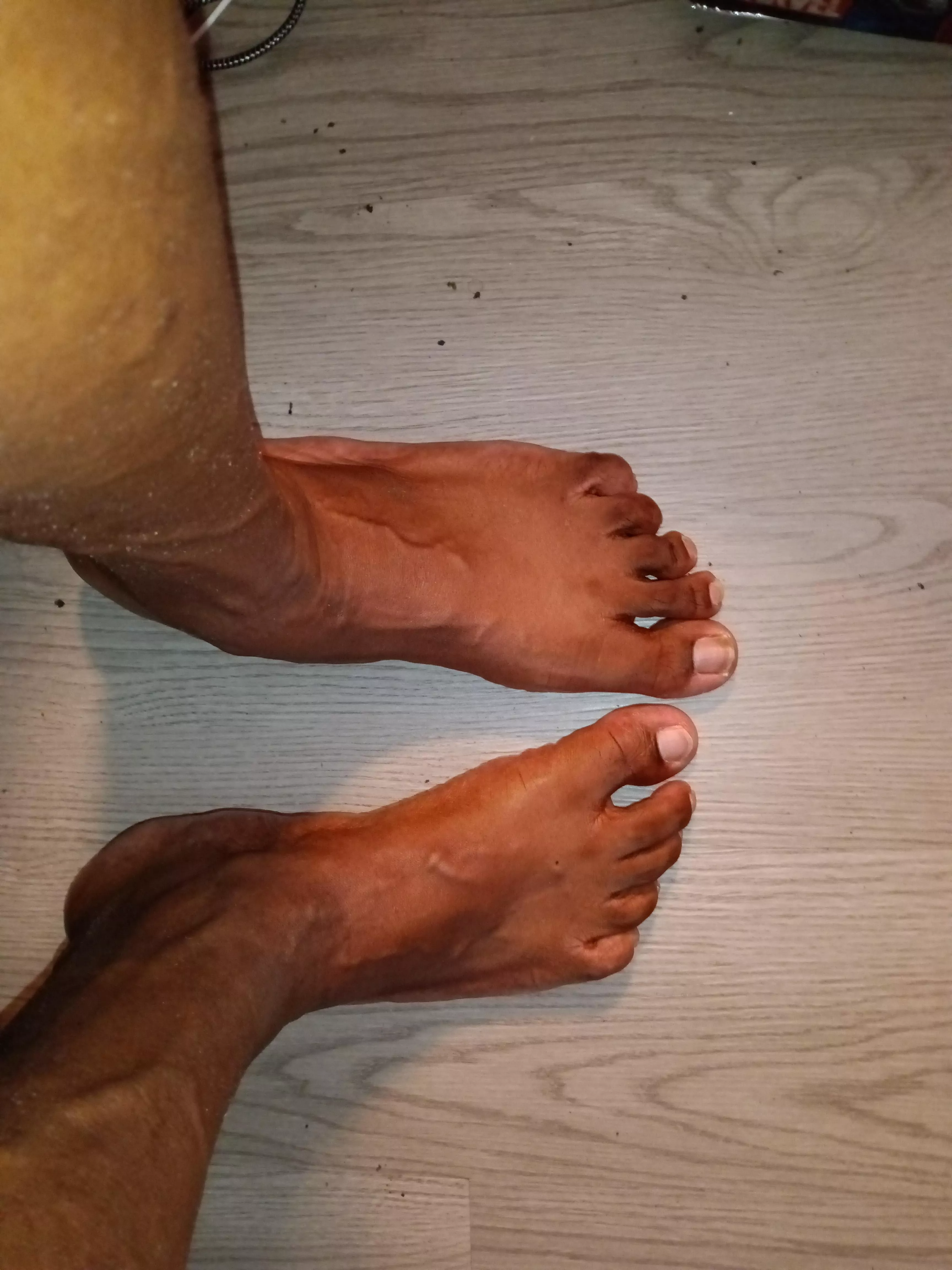 I was told that I have nice feet. (Size 15/16)