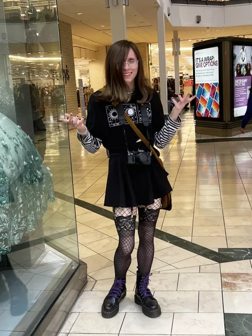 I went to the mall today 