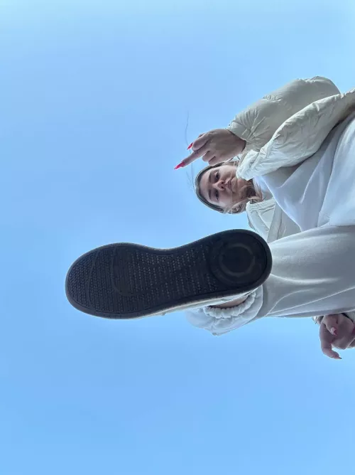 I will step on you, tiny bug