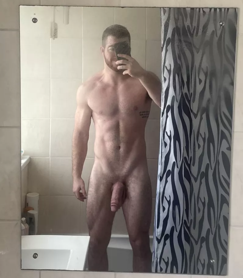 I wish I had another guy to come join me in the shower this morning