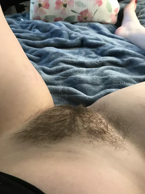 I wish you could smell my hairy pussy after I cum