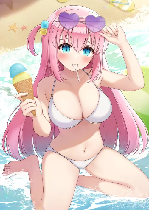 Ice Cream On The Beach (Bocchi The Rock)