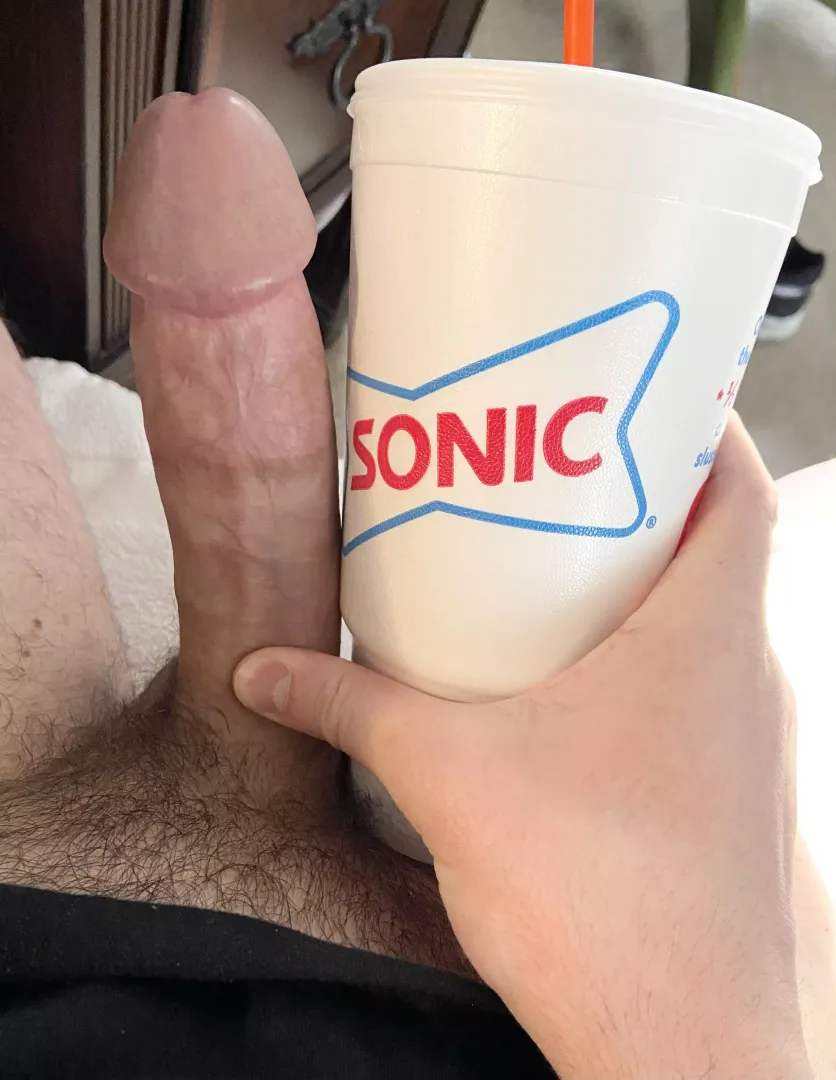 I’d like a large cock… I mean coke…