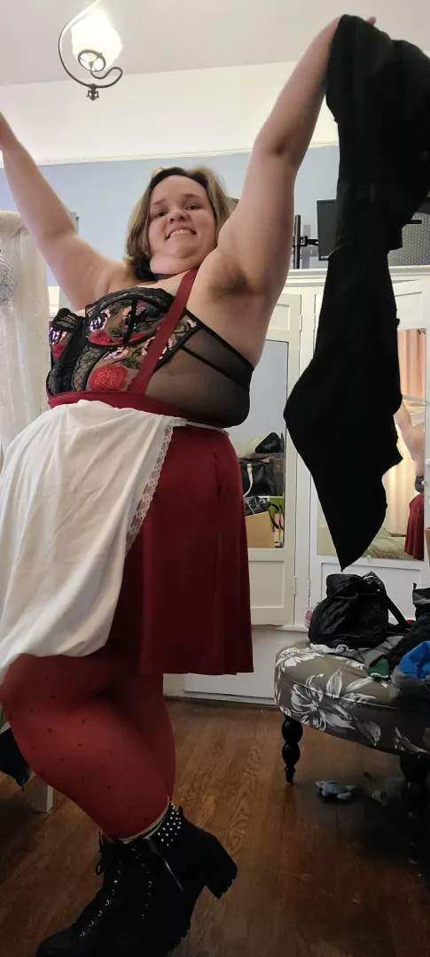 I'd say I had as much fun taking this costume off as I did wearing it!