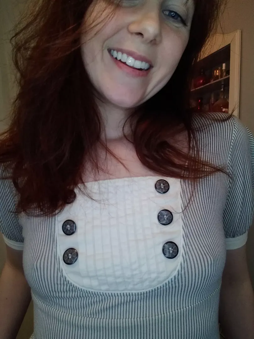 If it's a crime to go braless, at least I'm already wearing stripes