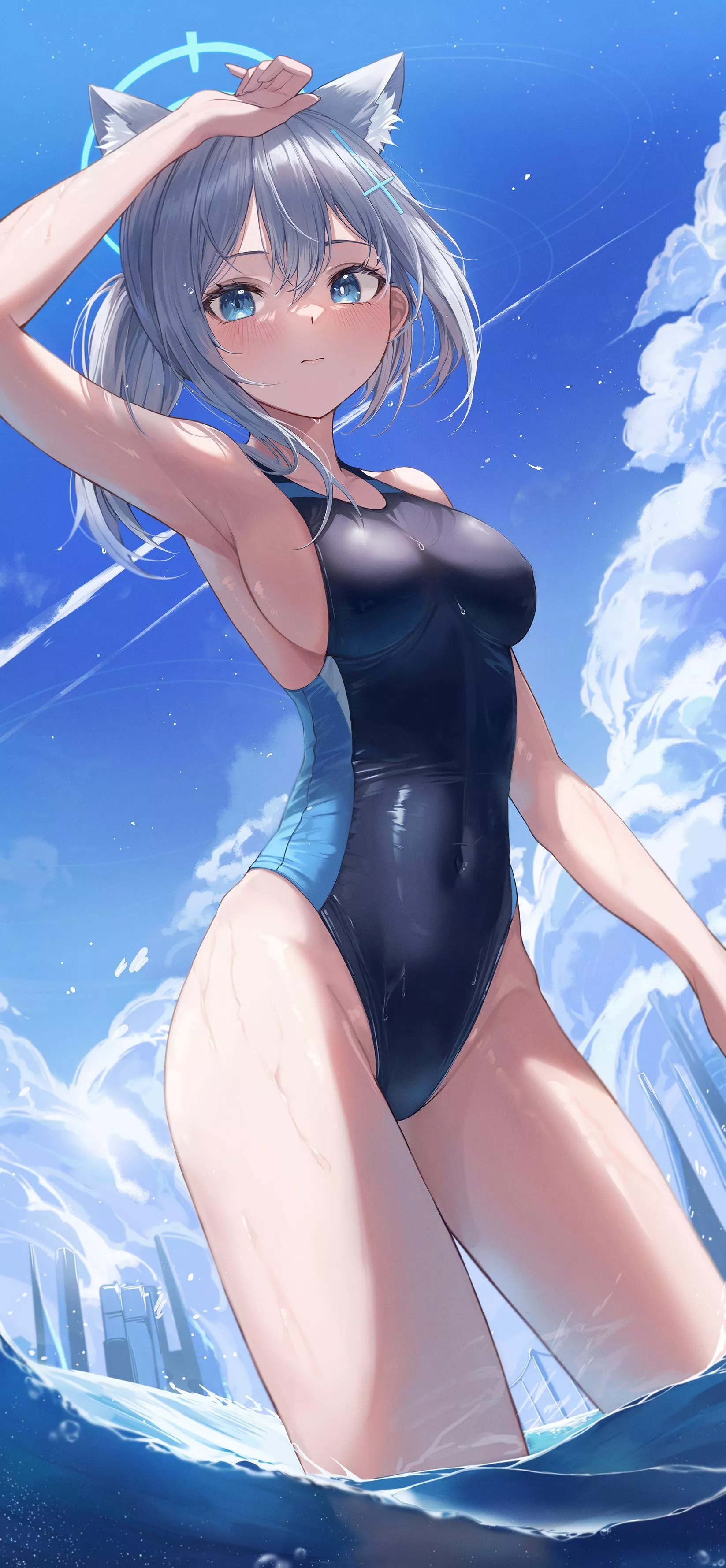 If only I could be there to help her out of her suit…