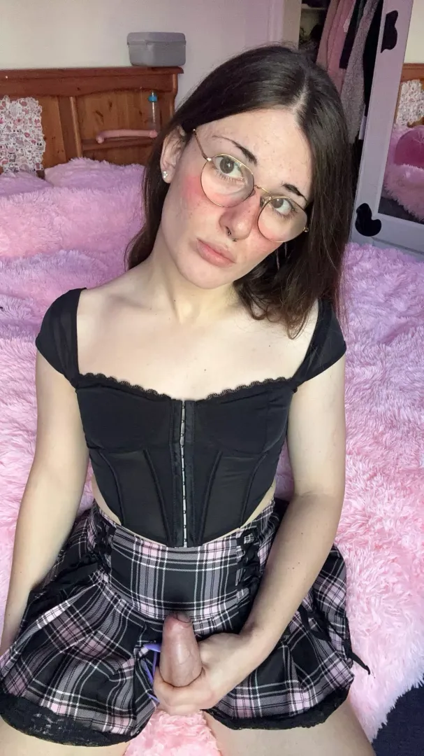 If you suck my girly cock I will eat all your loads