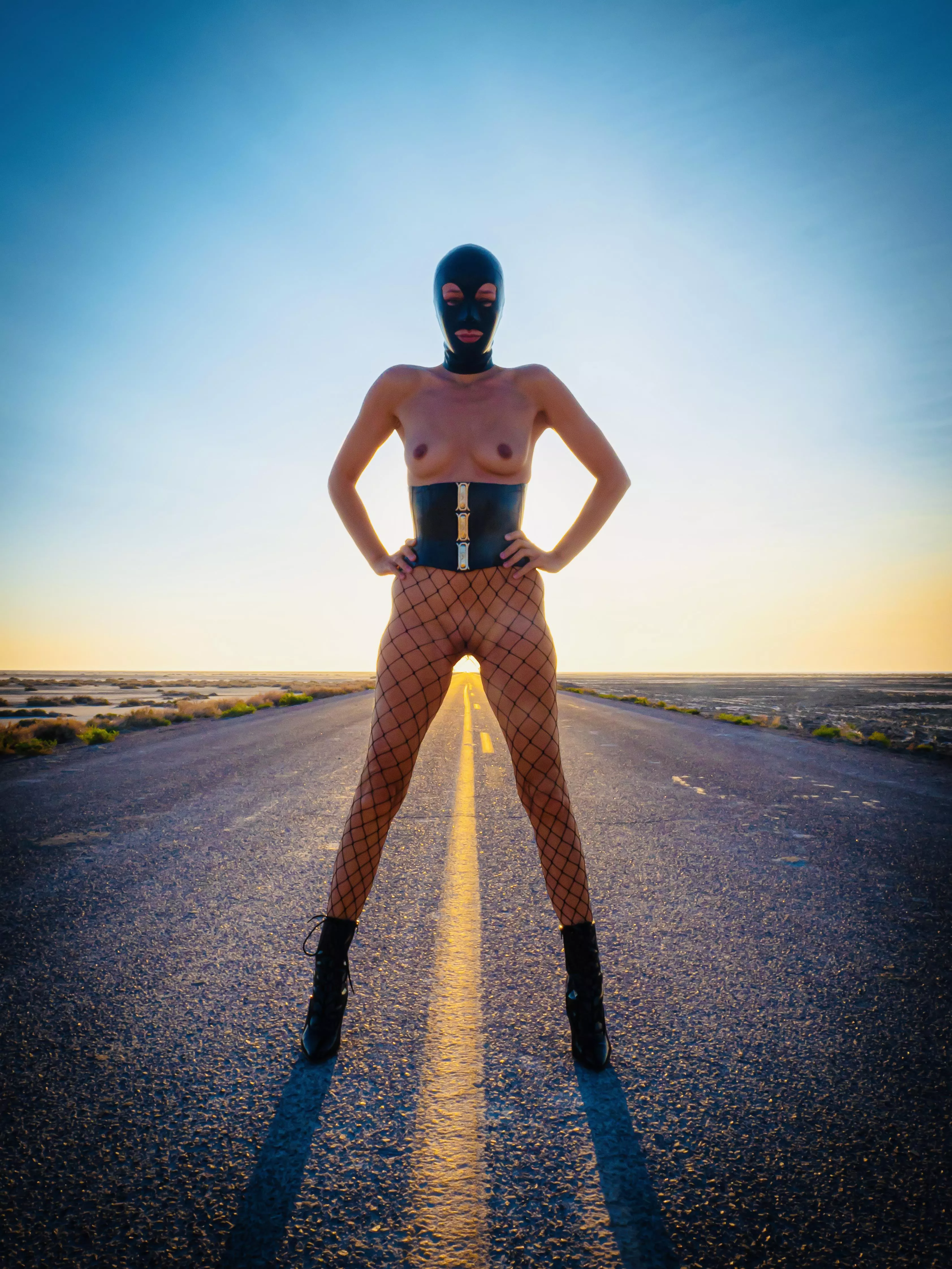 If you want to pass, you will have to go through me. Feeling my femDom power today!