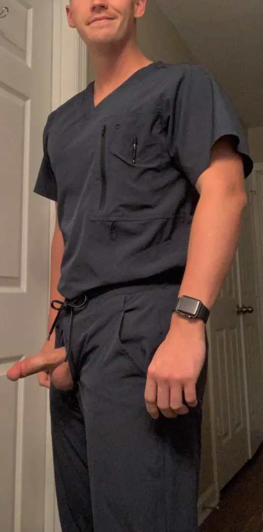 If you were wondering what’s underneath the scrubs 😉