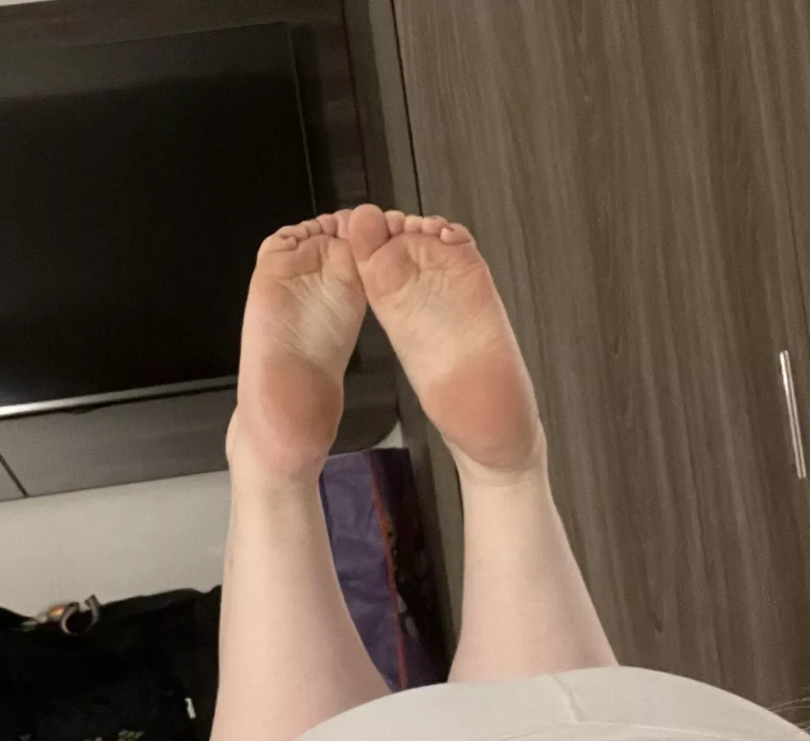 If you’re good you can lick my dirty feet