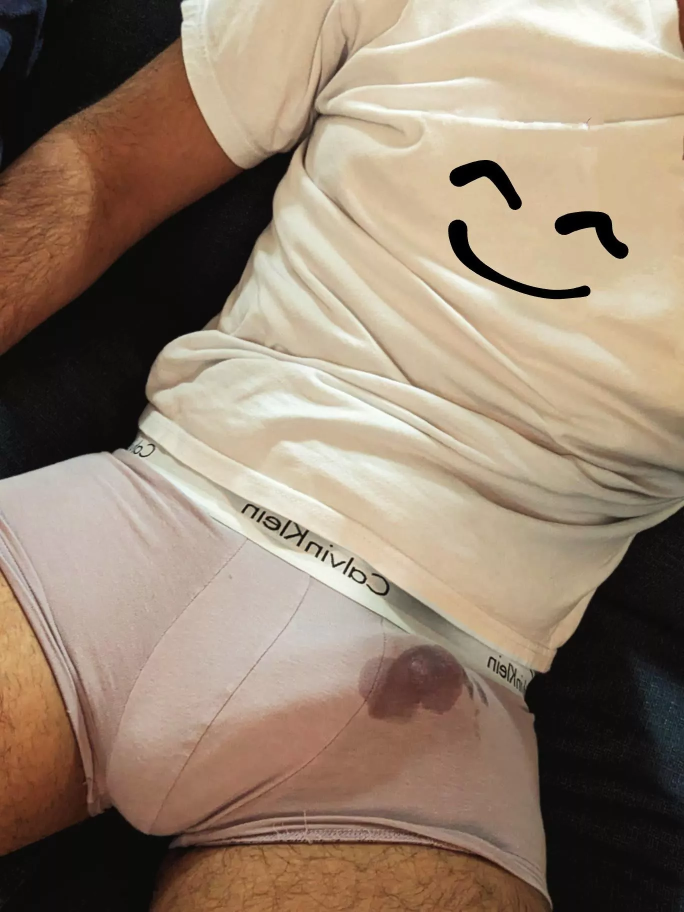 Ignore the wet spot