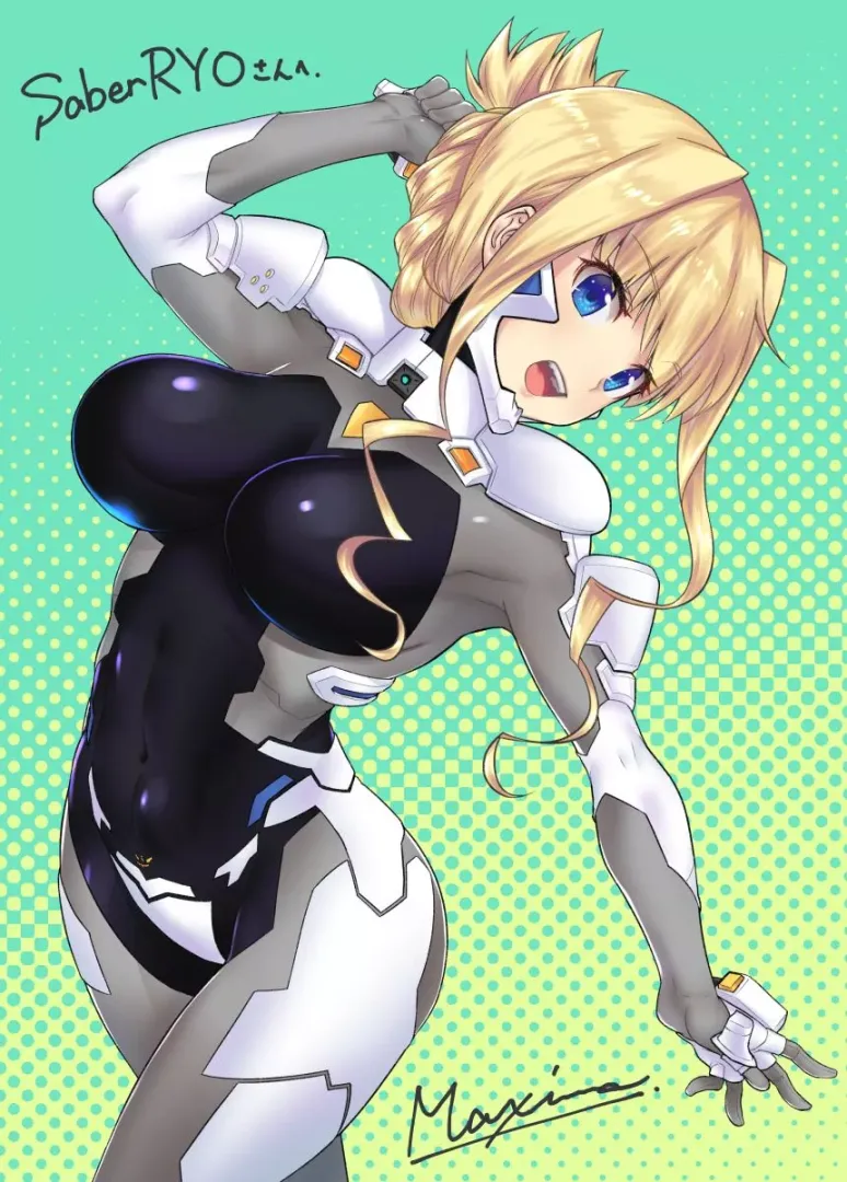 Ilfriede Von Feulner Fortified Suit Posing ( makishima azusa) [Muvluv]