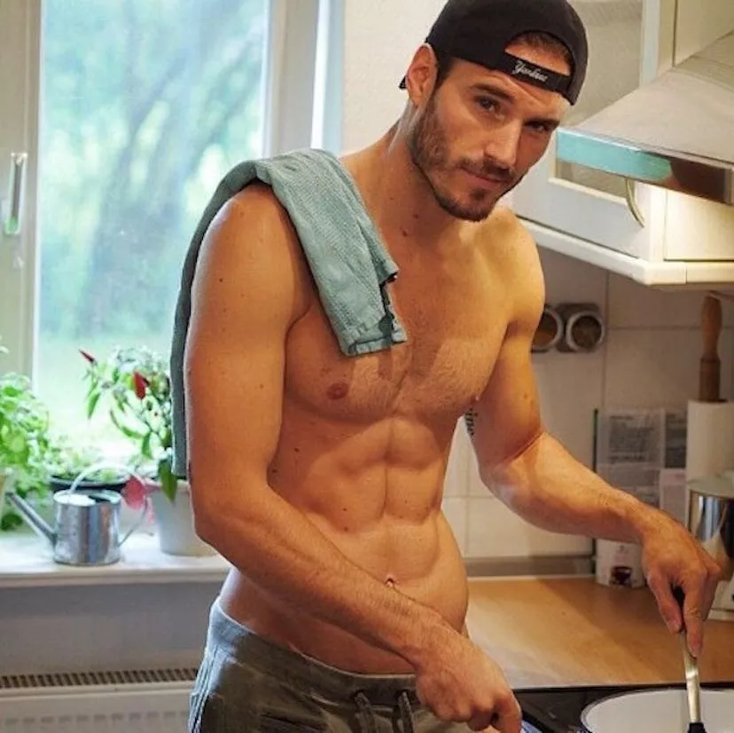 I'll cook for you and fill you up in more ways than one.