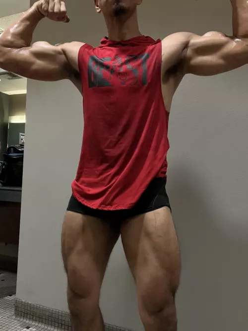 I’ll flex for you in the locker room.