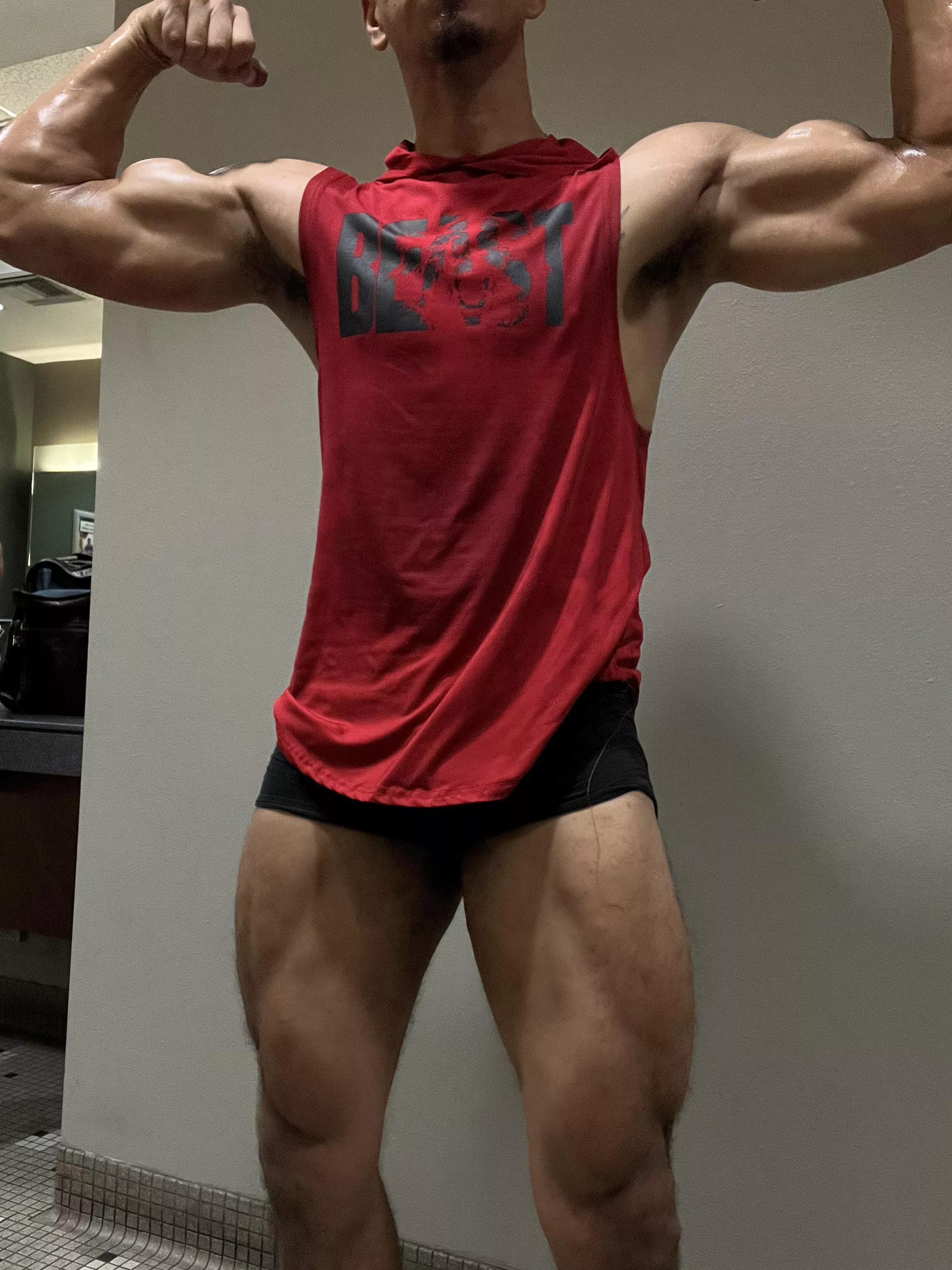 I’ll flex for you in the locker room.